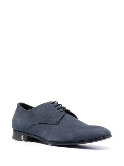 PHILIPP PLEIN Derby suede Oxford shoes outlook