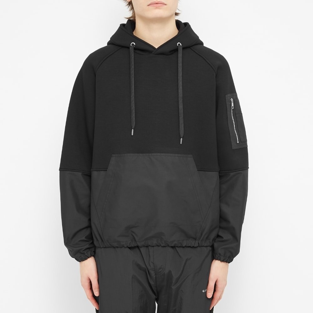 Neil Barrett Nylon Split Popover Hoody - 4