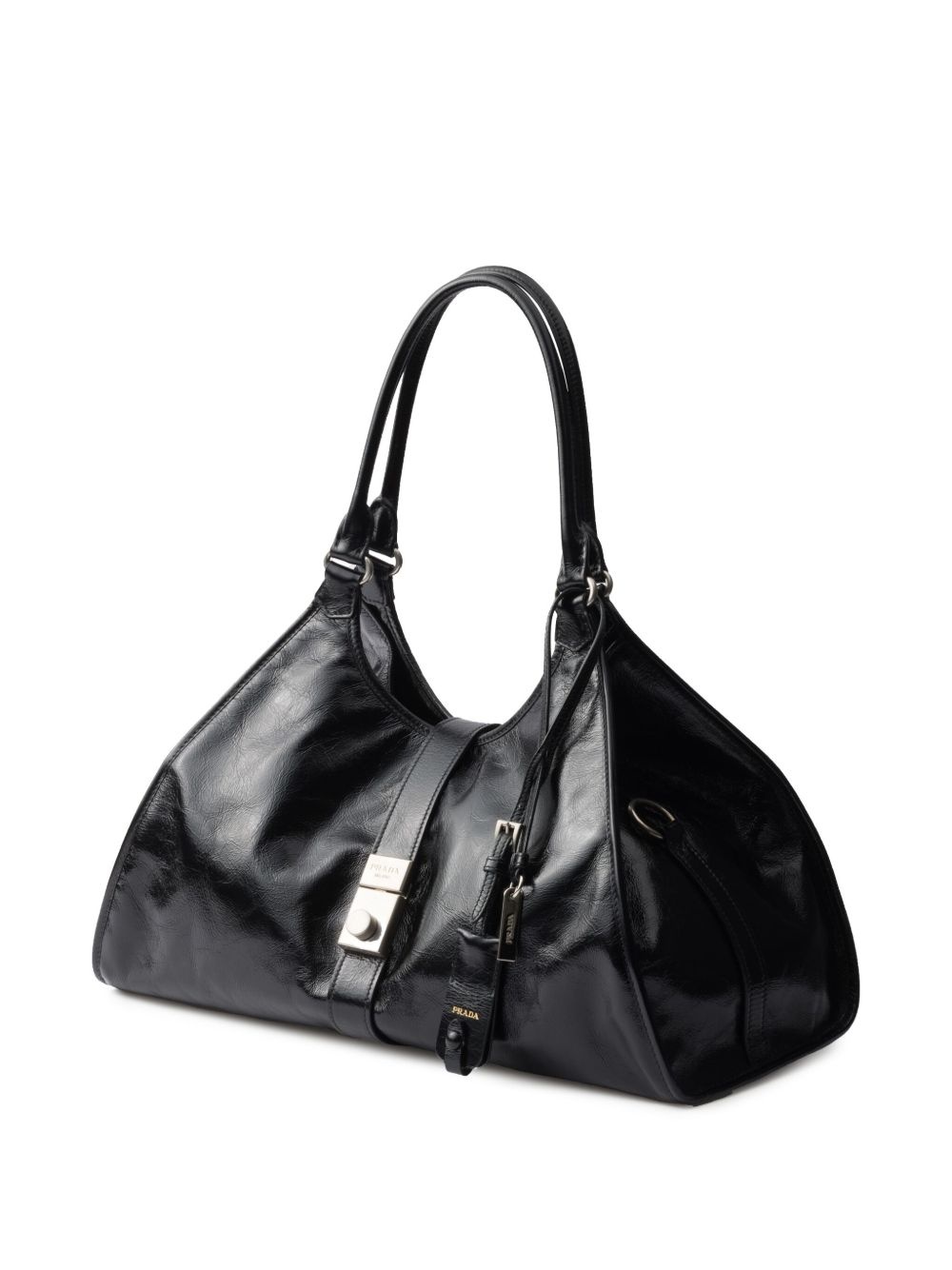 large leather tote bag - 5