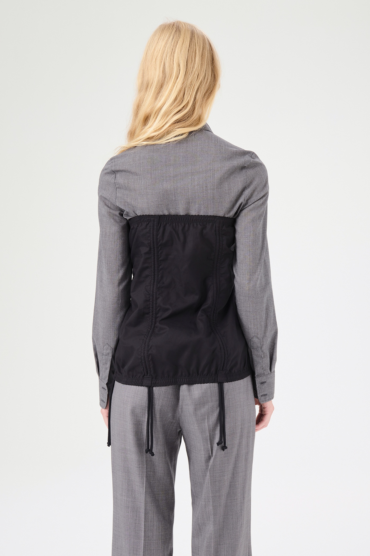 Object Corset Black Refined Oxford - 4