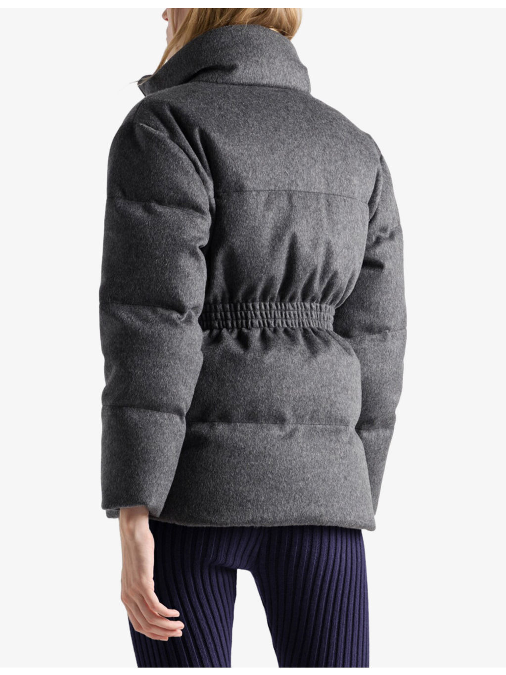 Loden Belted Shell-Down Puffer Jacket - 4