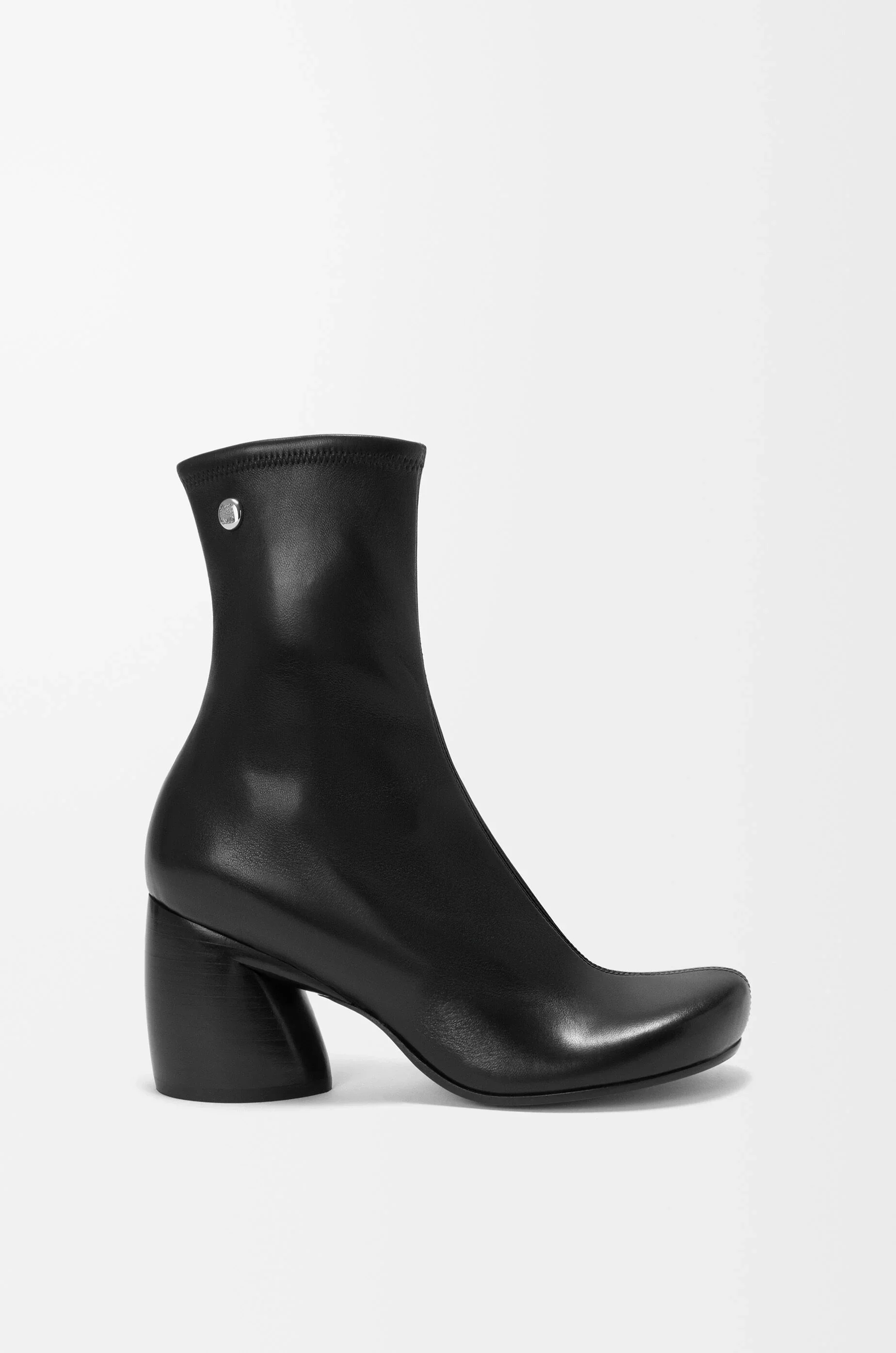 Oval bootie in stretch nappa lambskin - 1