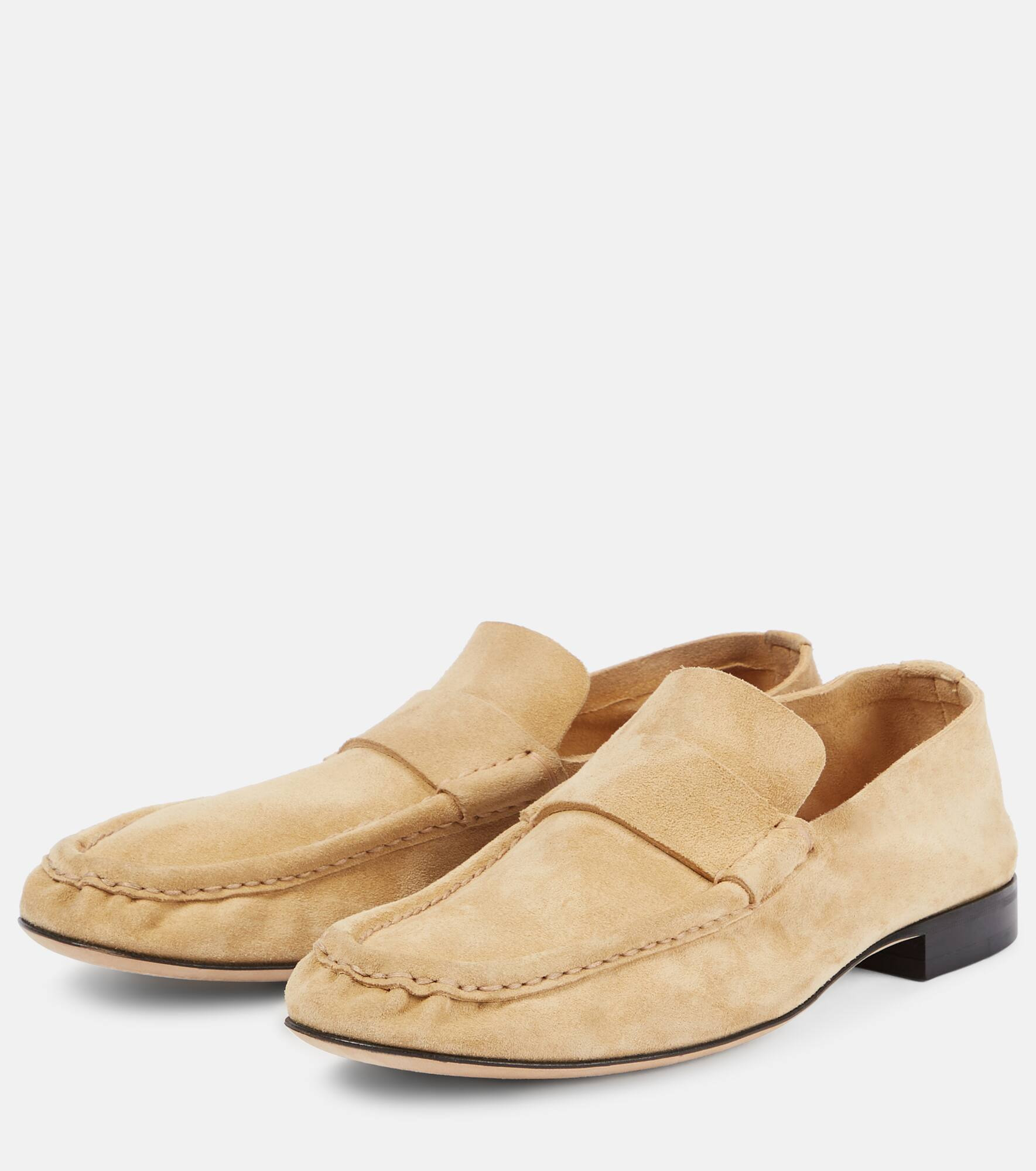 Suede penny loafers - 4
