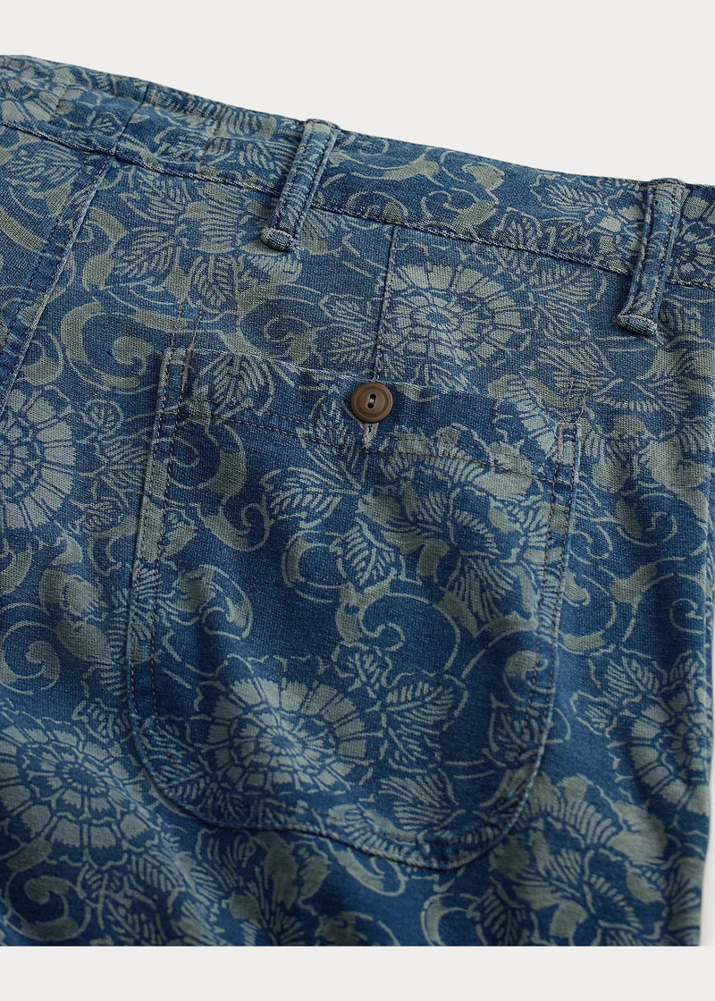 Indigo Print Jersey Short 5
