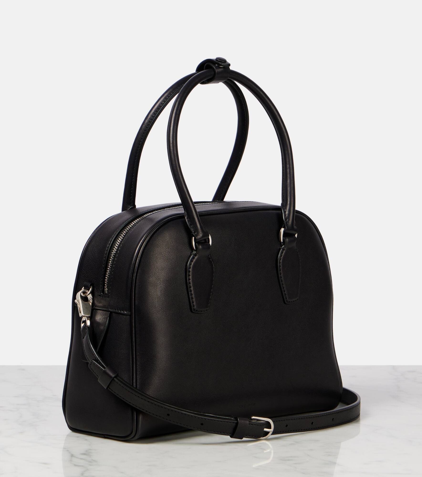 India 10.00 leather tote bag - 4