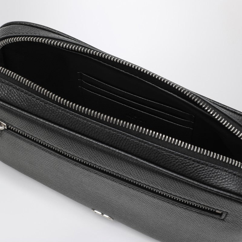 Valentino Garavani Vlogo Signature Clutch Black In Grained Calfskin Men - 2