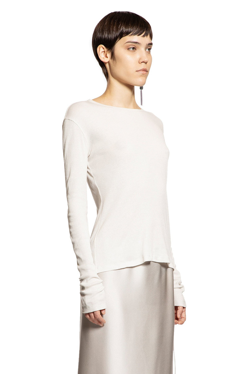 Ann Demeulemeester Fiene-Long-Sleeve-T-Shirt-In-Cotton-Rib-Jersey outlook