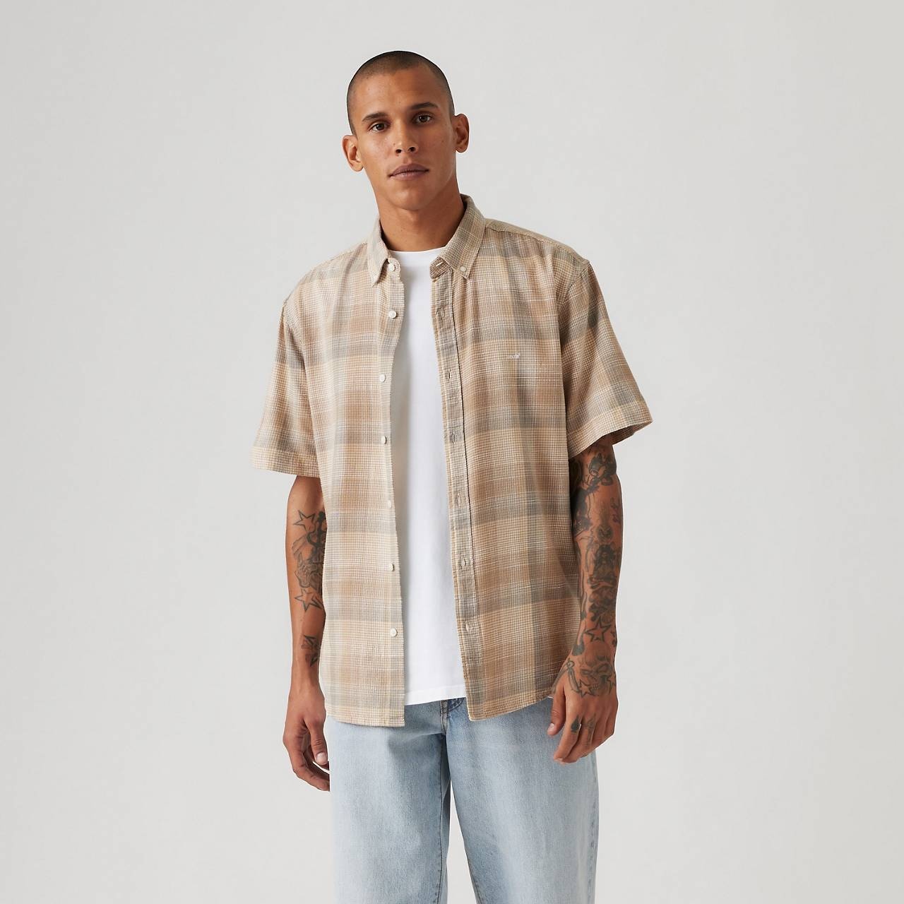 SHORT SLEEVE AUTHENTIC BUTTON-DOWN SHIRT - 2