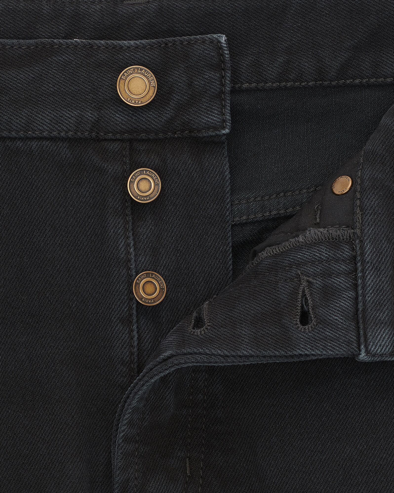 baggy jeans in carbon black denim - 4