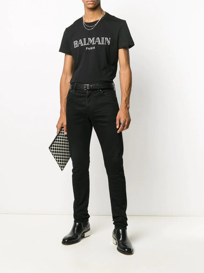 Balmain logo print T-shirt outlook