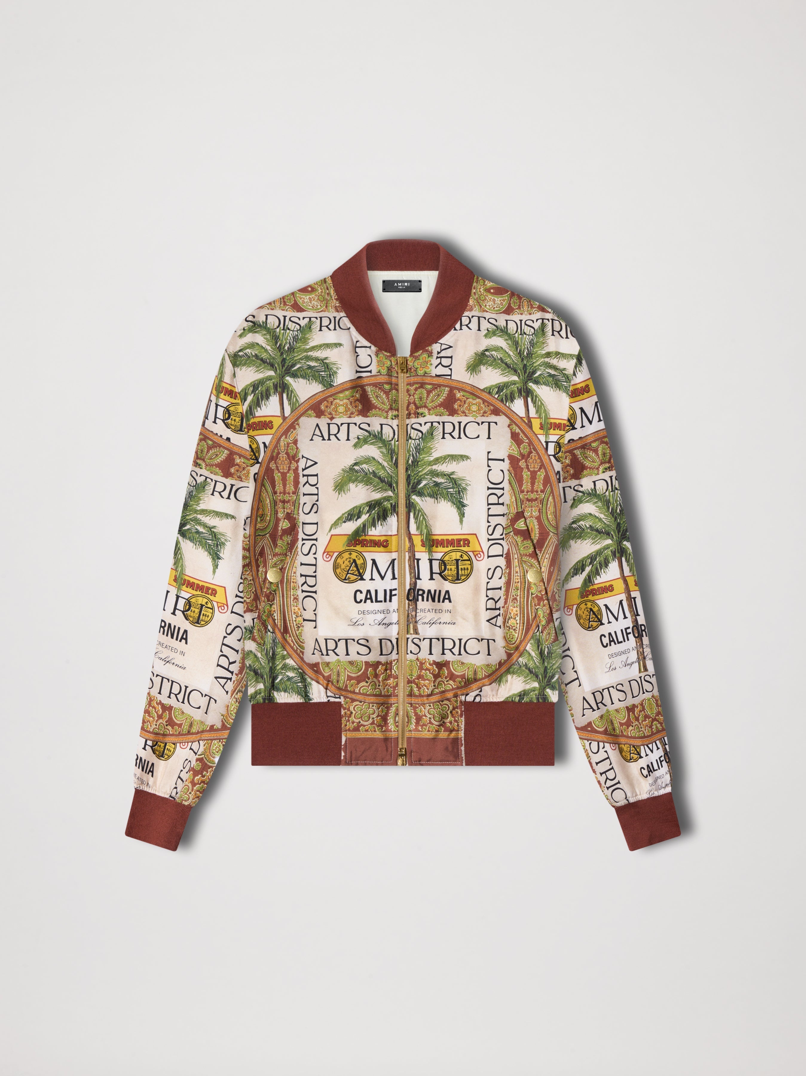 AMIRI RUM LABEL BOMBER JACKET - 1