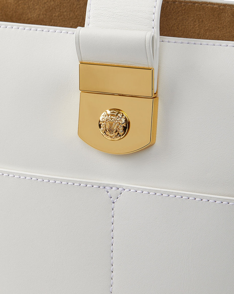 LARGE CREST LOCK BUCKET BAG 3