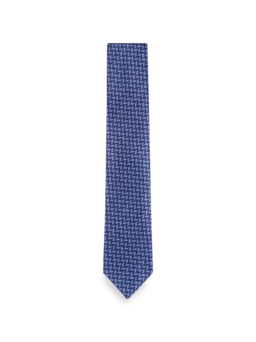 geometric-pattern tie - 1