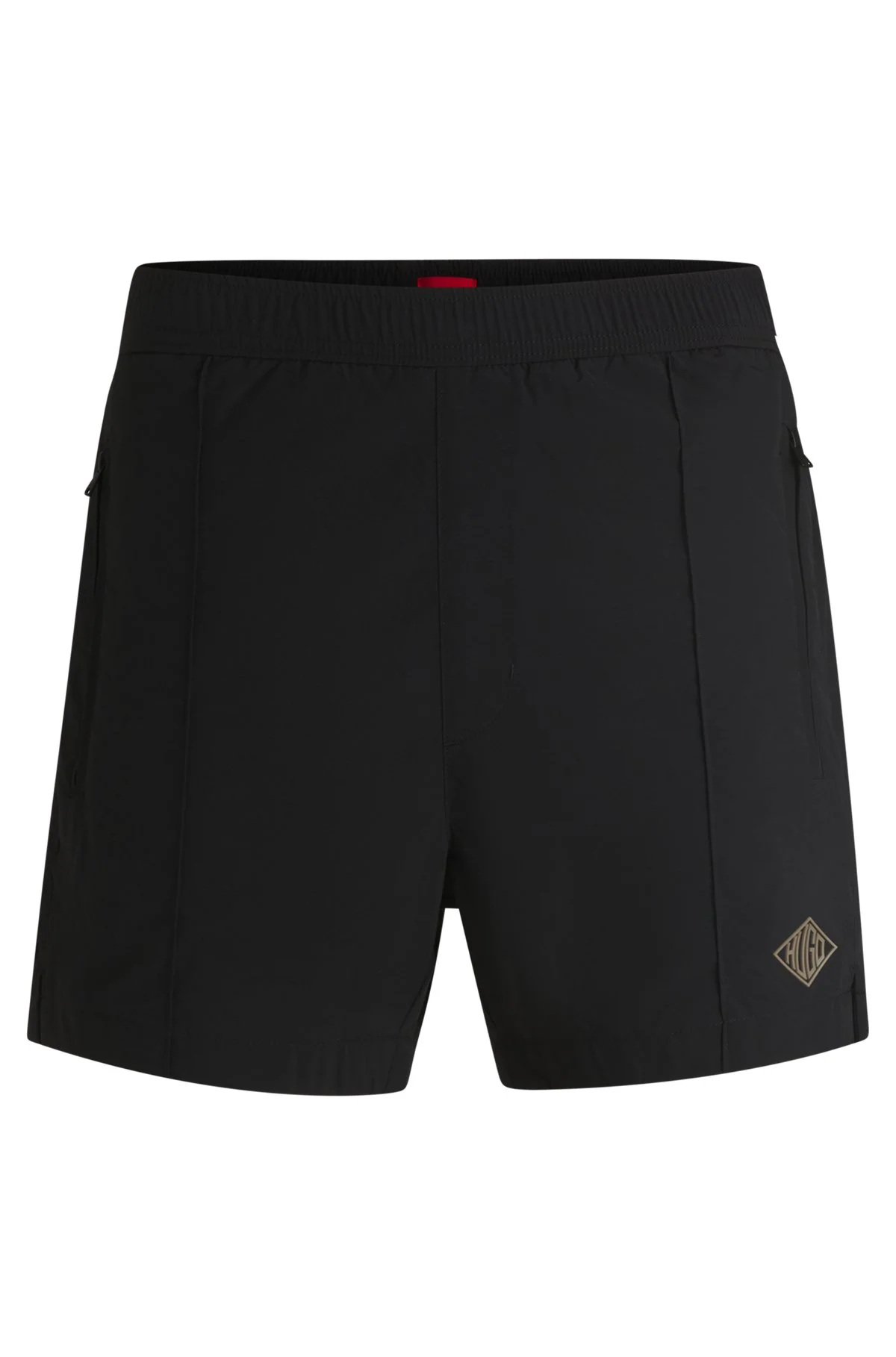 POPLIN SHORTS WITH LOGO PRINT - 1