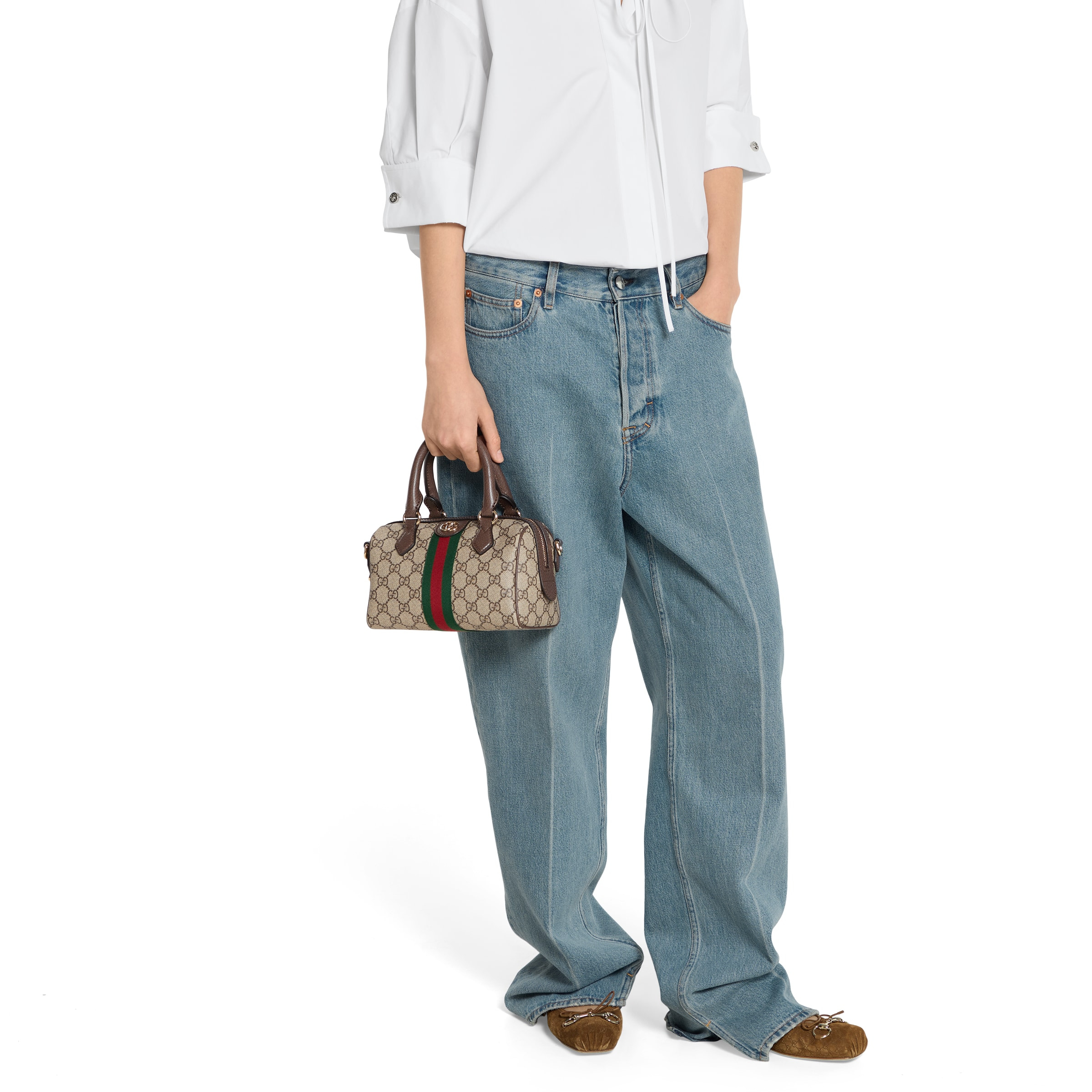 Ophidia small boston bag - 3