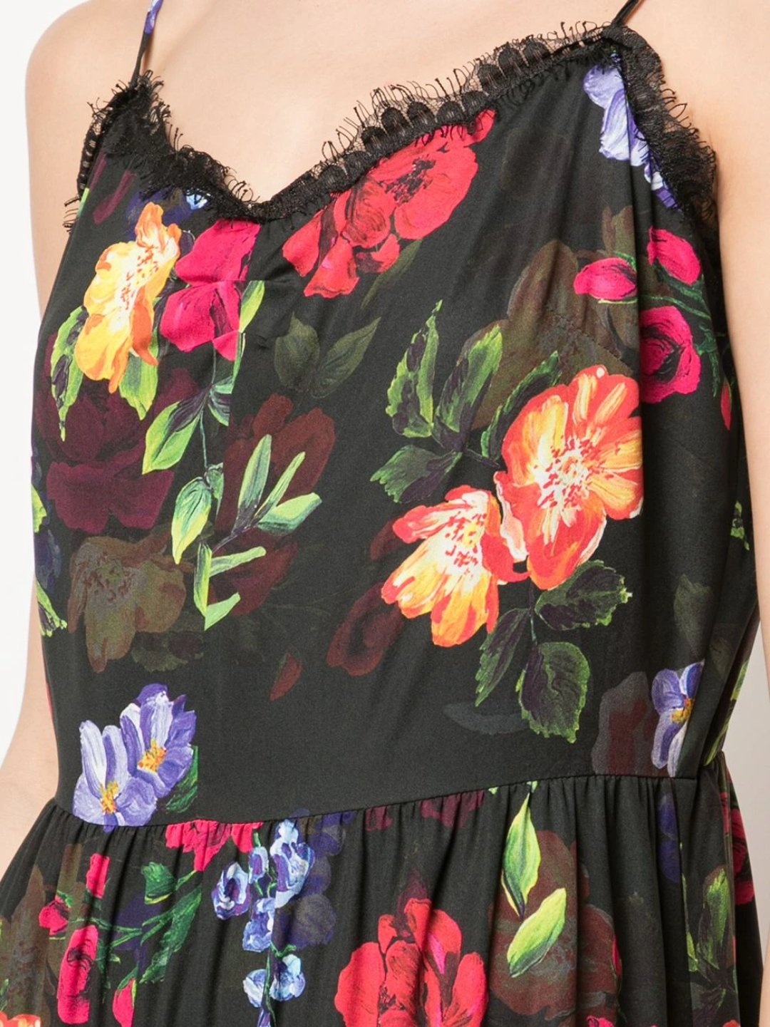 BLOUSON TIERED DAY GOWN - 4
