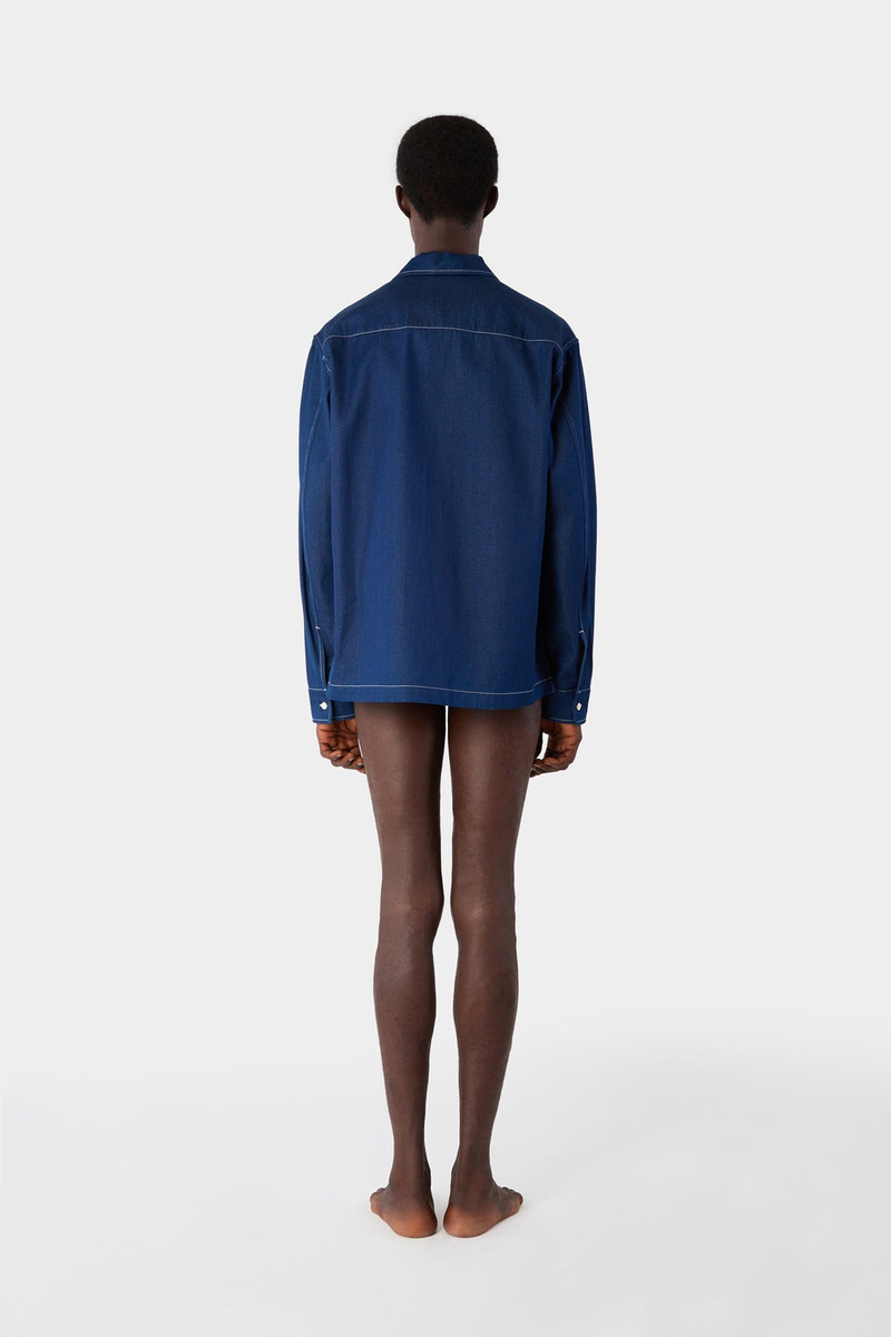 REGULAR SHIRT / blue 4