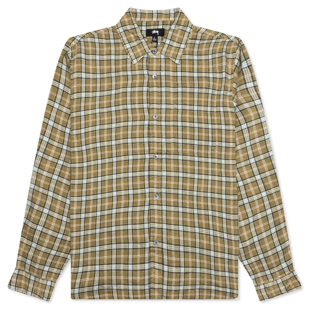 MATTHEW PLAID SHIRT - GOLD - 1