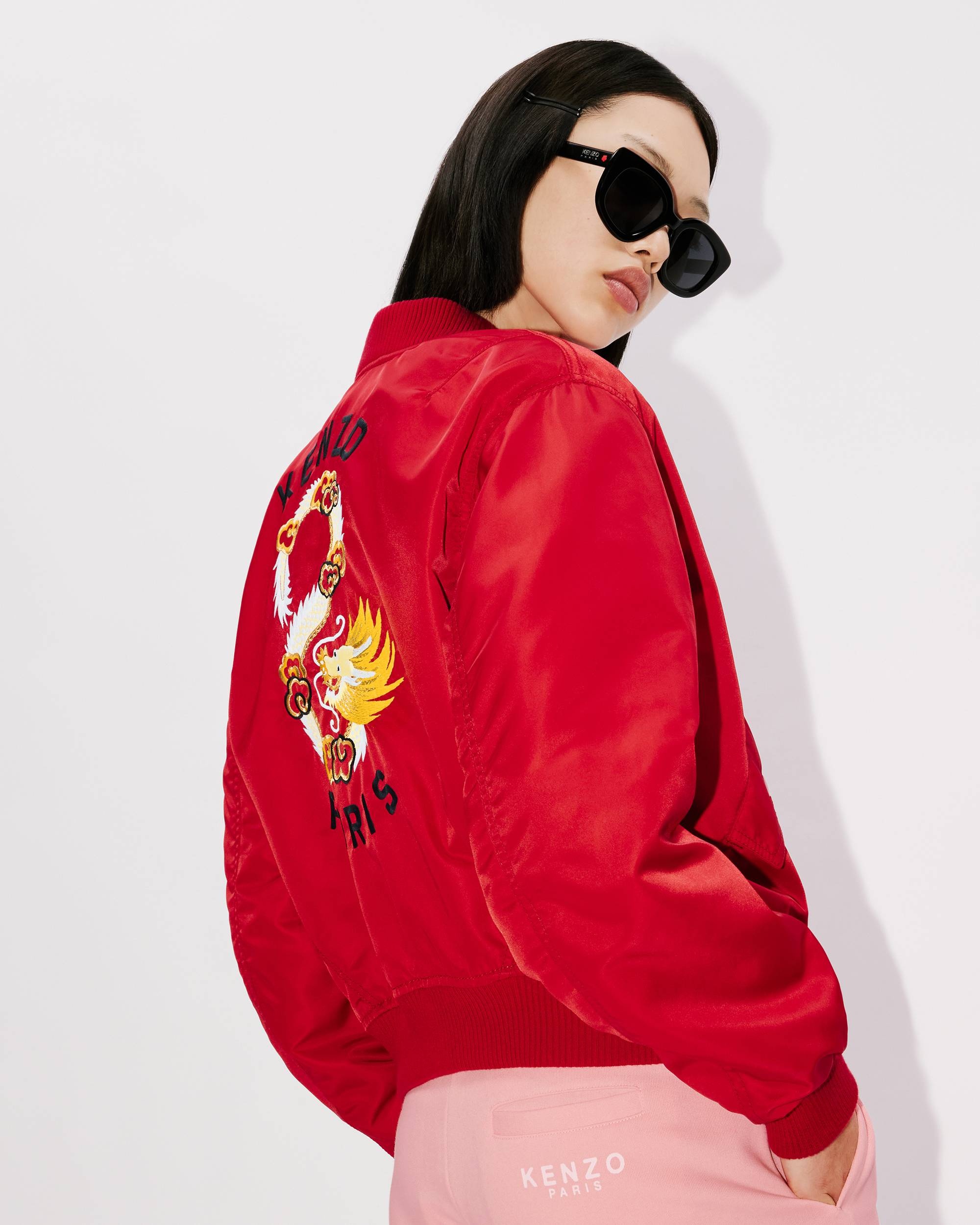 'Year of the Dragon' embroidered bomber jacket - 7