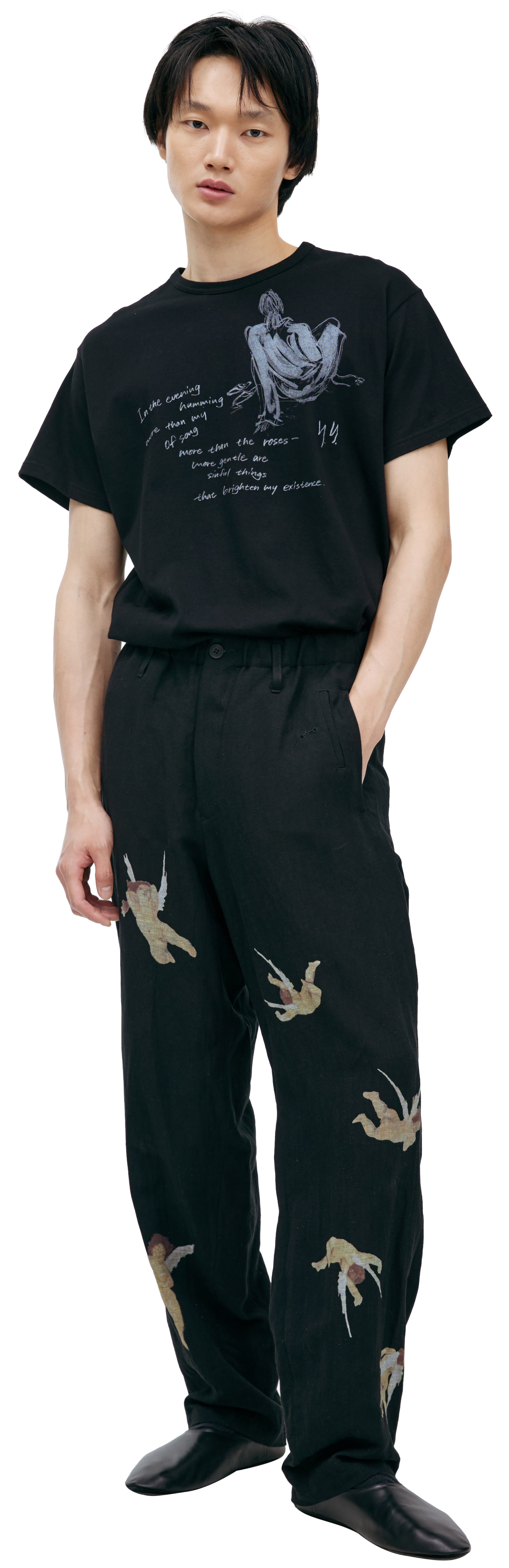 MONOPRINT TROUSERS - 1