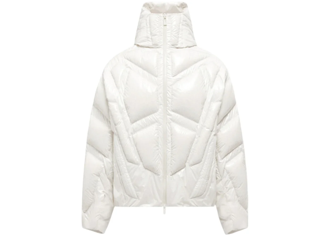 Moncler x A$AP Rocky Bahianinha Hooded Short Down Jacket White - 1
