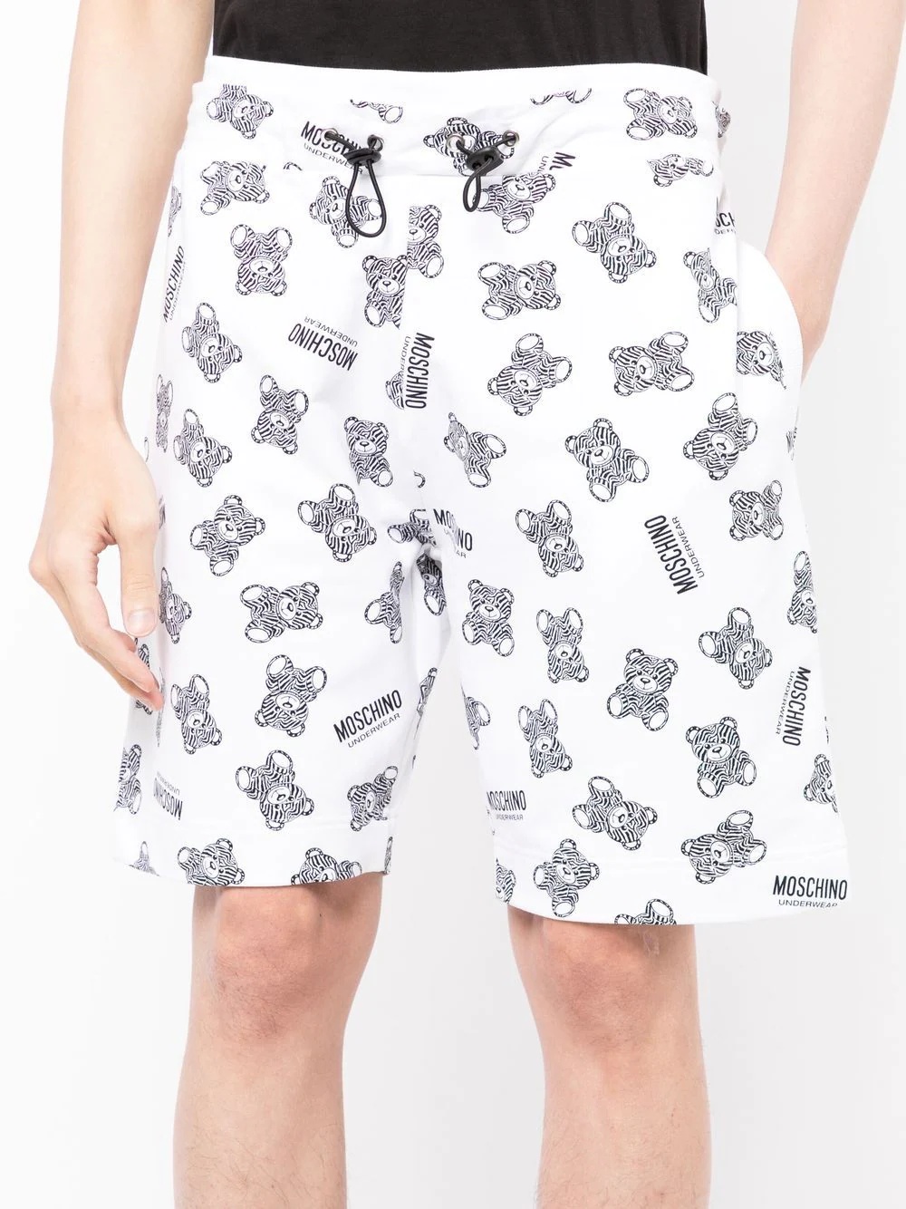 logo-print bermuda shorts - 5