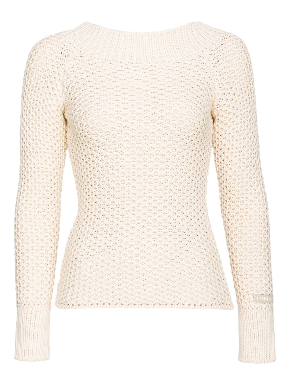 crochet-knit sweater - 1