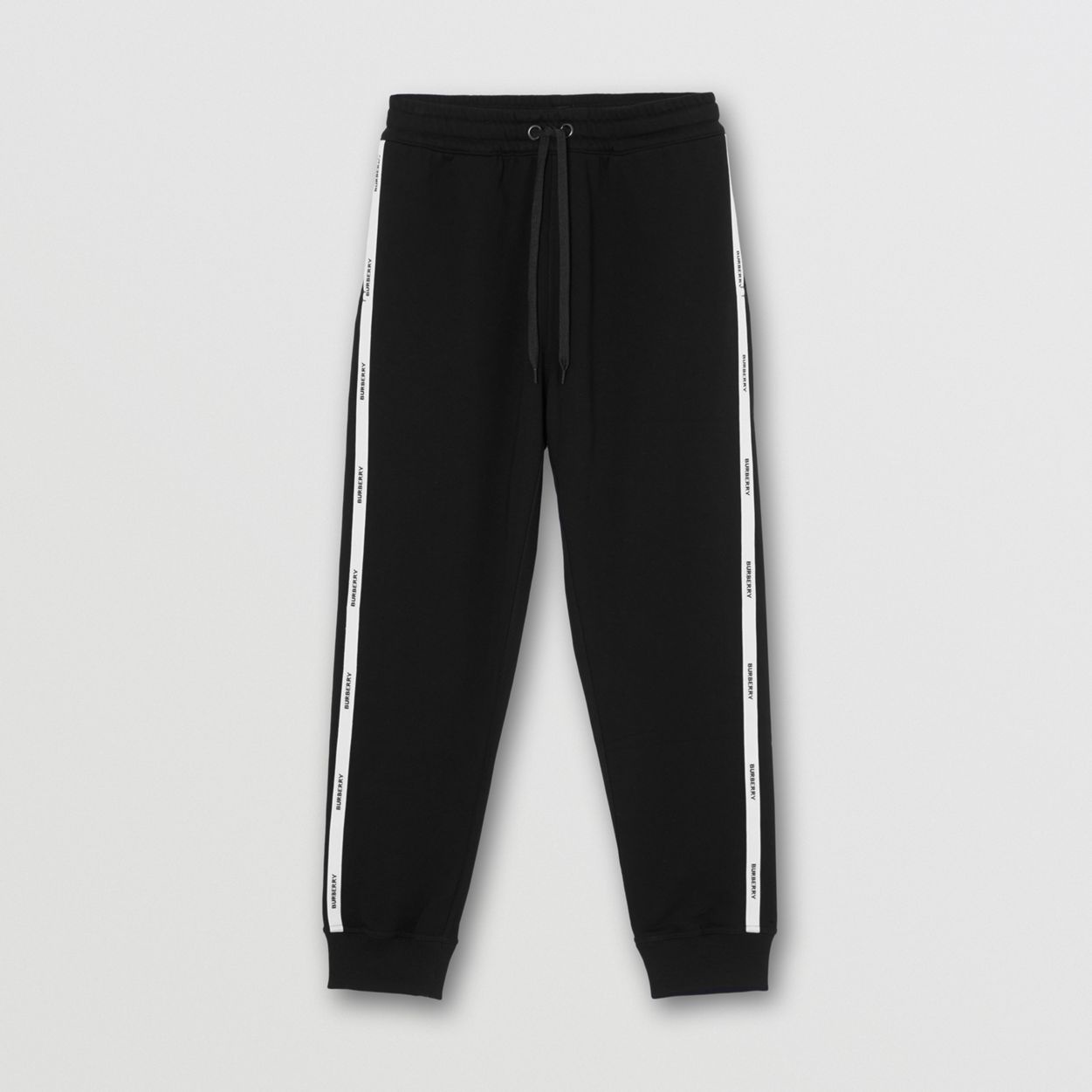 Logo Tape Cotton Jogging Pants - 1