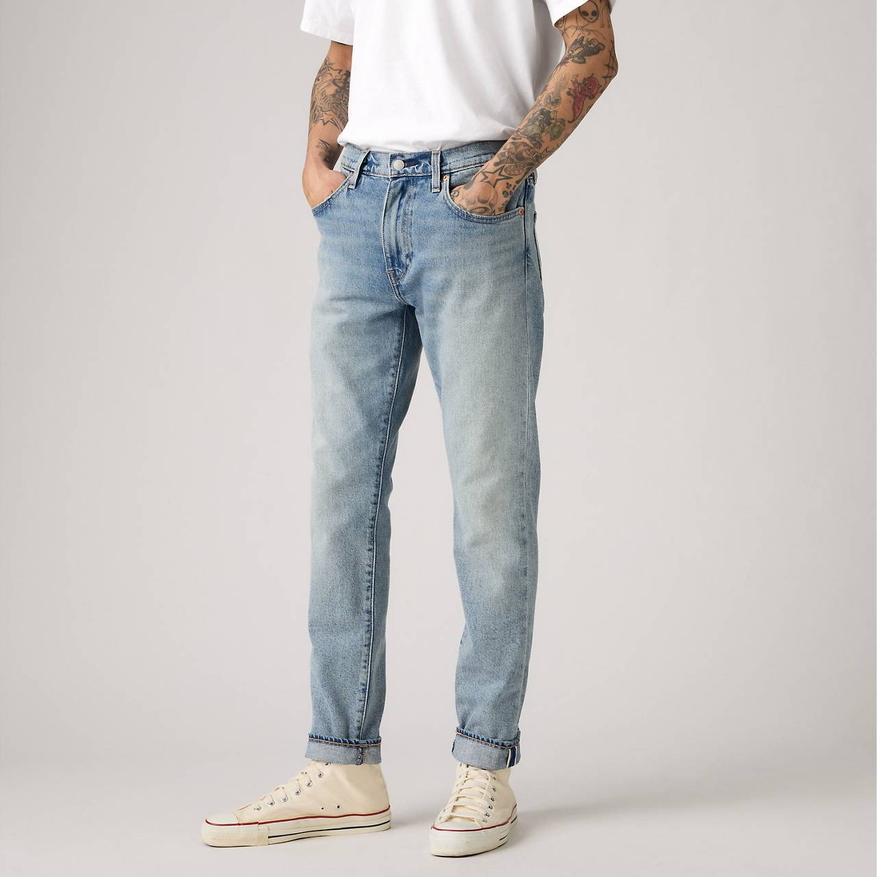 512™ SLIM TAPER FIT SELVEDGE MEN'S JEANS - 4