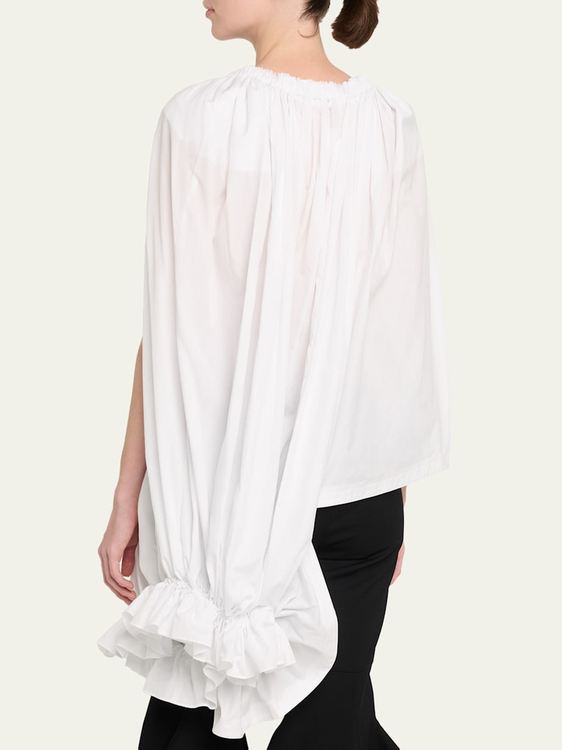 Asymmetric Gathered Blouse 3