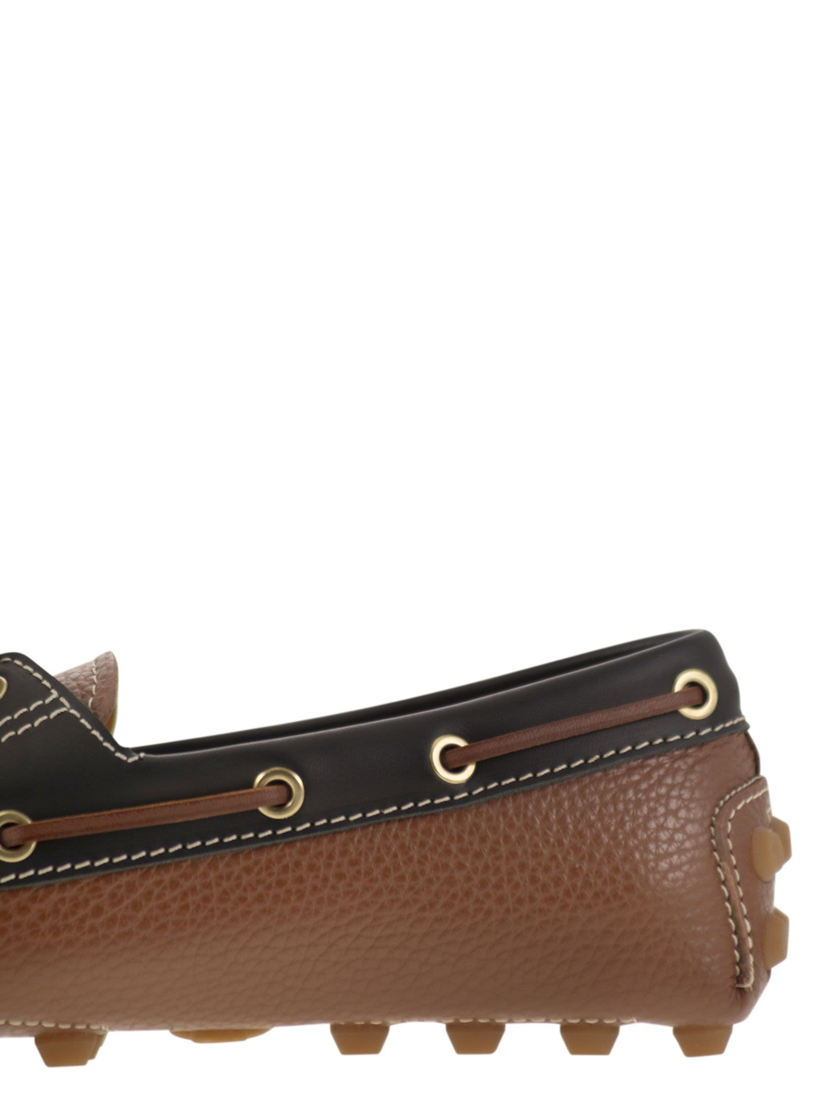 Tod's Women Leather Boat Bubble Grommet - 7