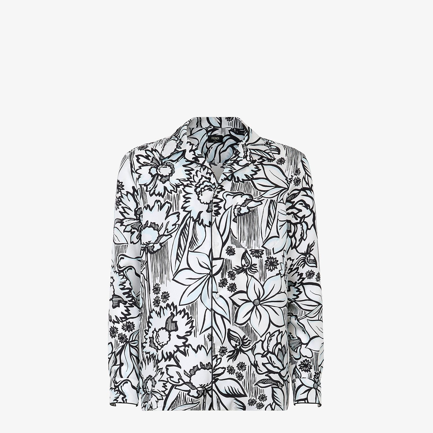 Fendi Roma Joshua Vides silk shirt - 1