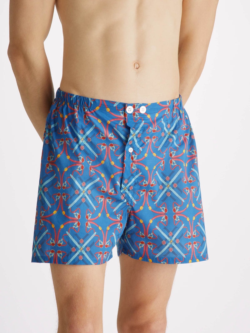 Men's Short Pyjamas Ledbury 64 Cotton Batiste Multi - 6