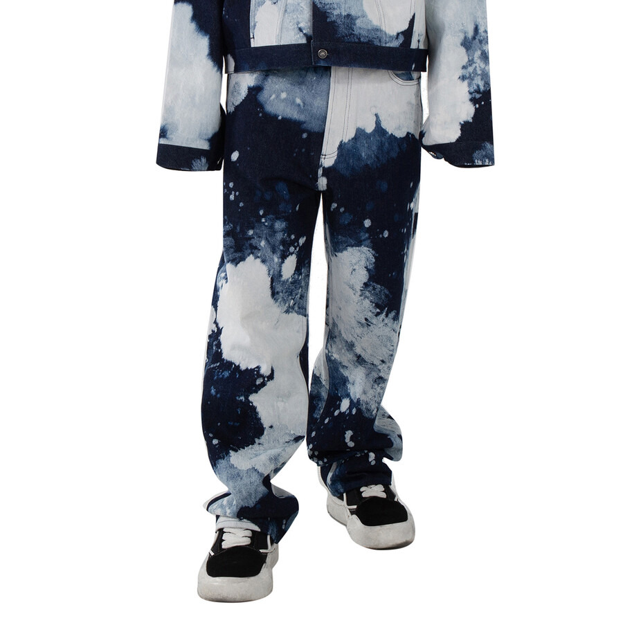 A Cold Wall Bleach Wash Wide-Leg Jeans - 3