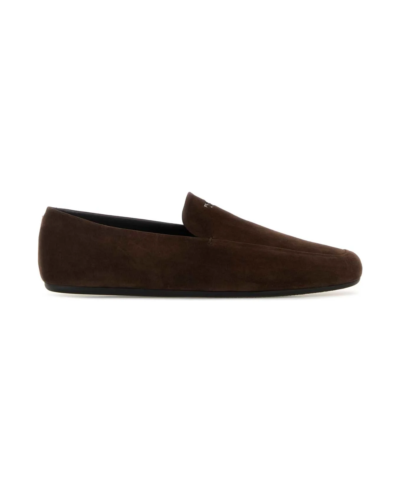 Brown Suede Loafers - 1