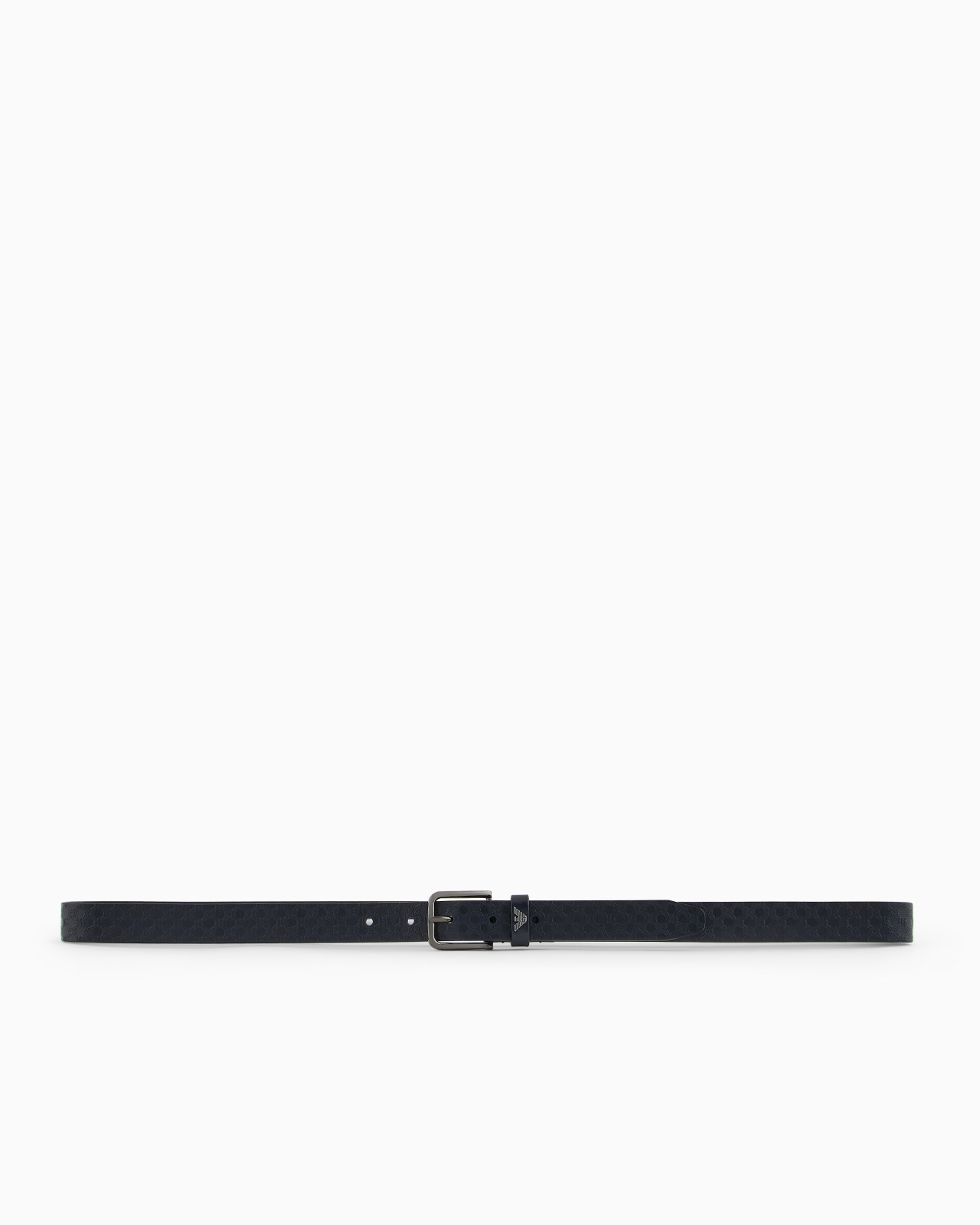 LEATHER BELT WITH ALL-OVER EMBOSSED PATTERN - 3