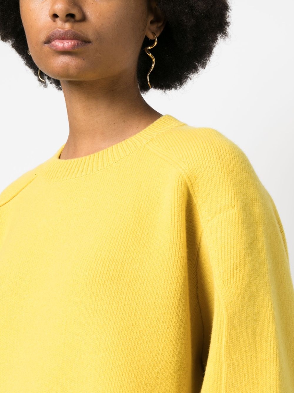 cape-back knitted jumper - 5