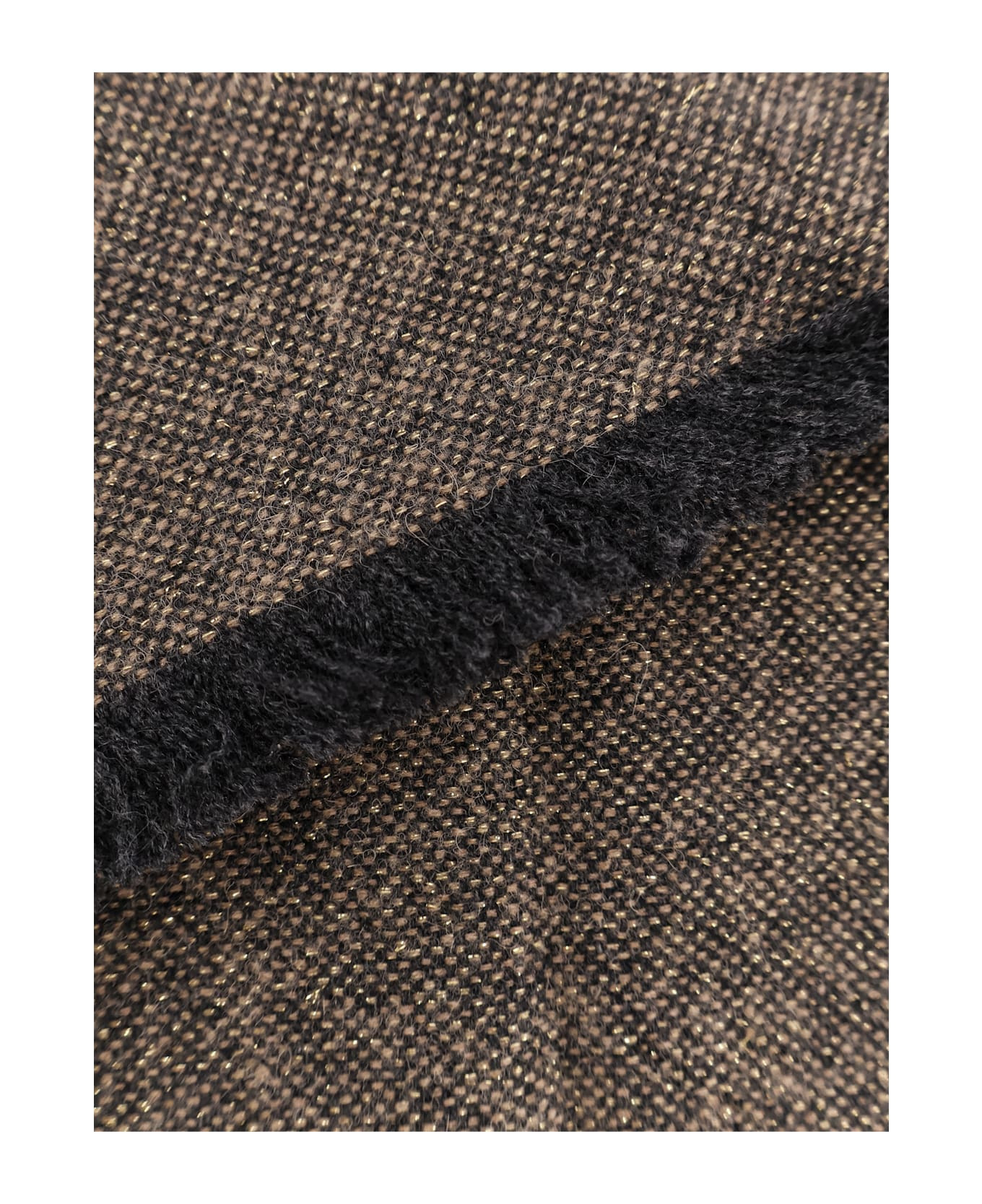 Cashmere Blend Scarf With Lurex Profiles - 3