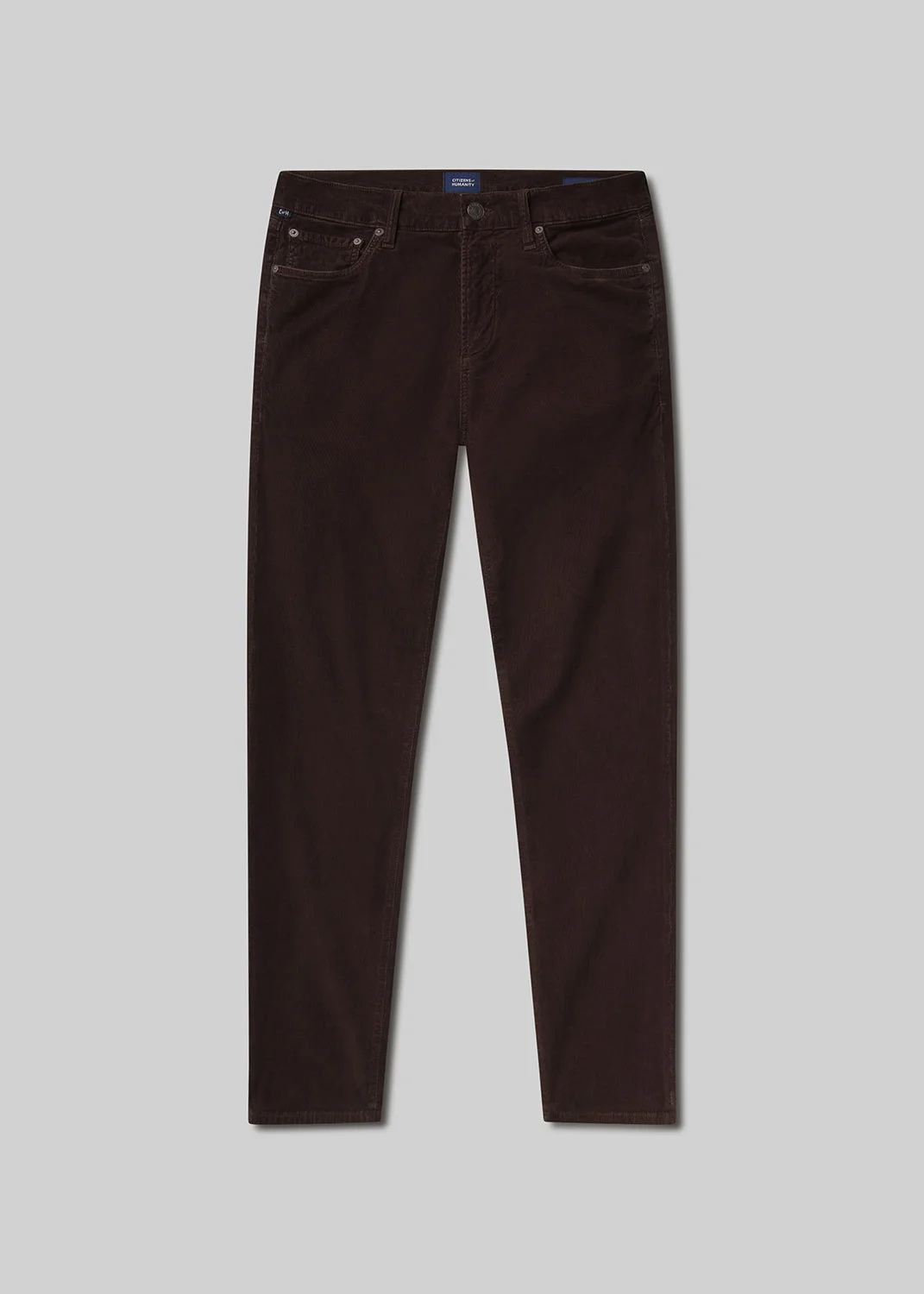 Elijah Straight Corduroy In Brown - 1