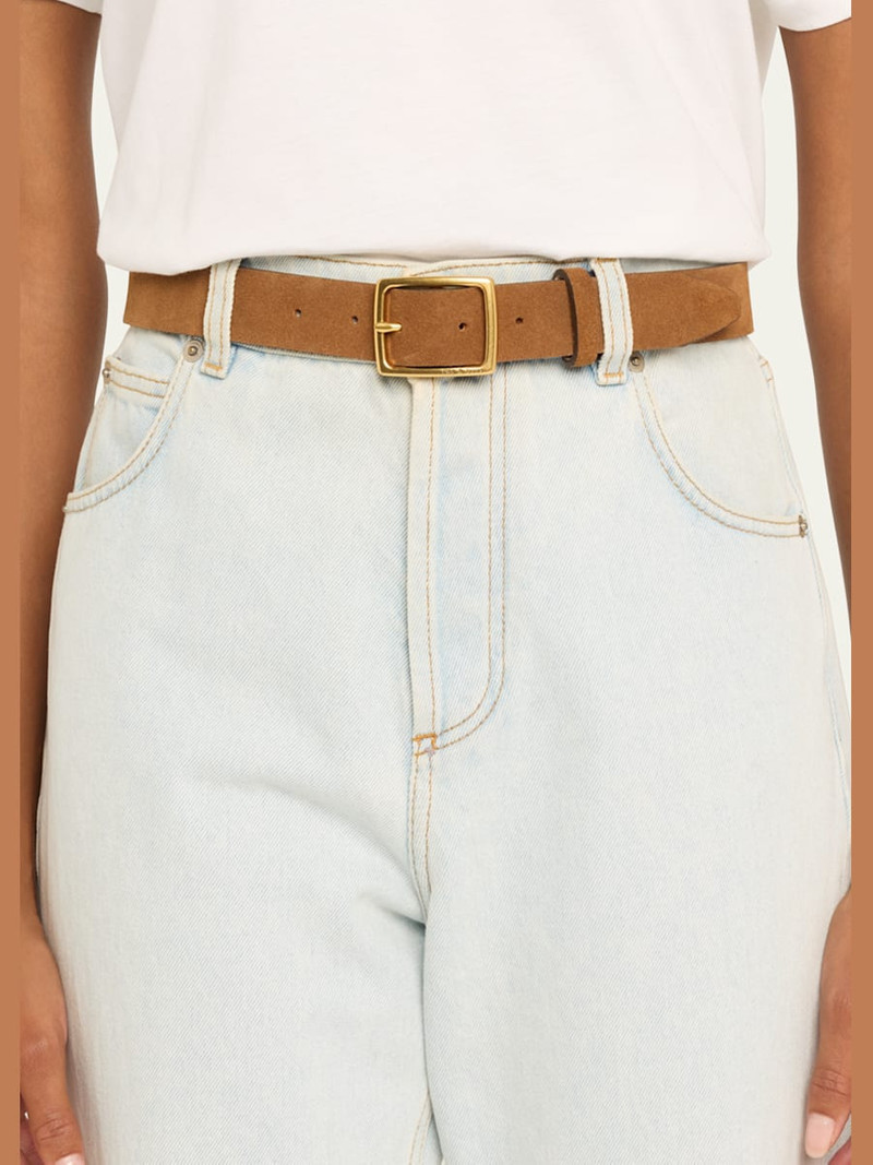 rag & bone Boyfriend Calf Leather Belt outlook