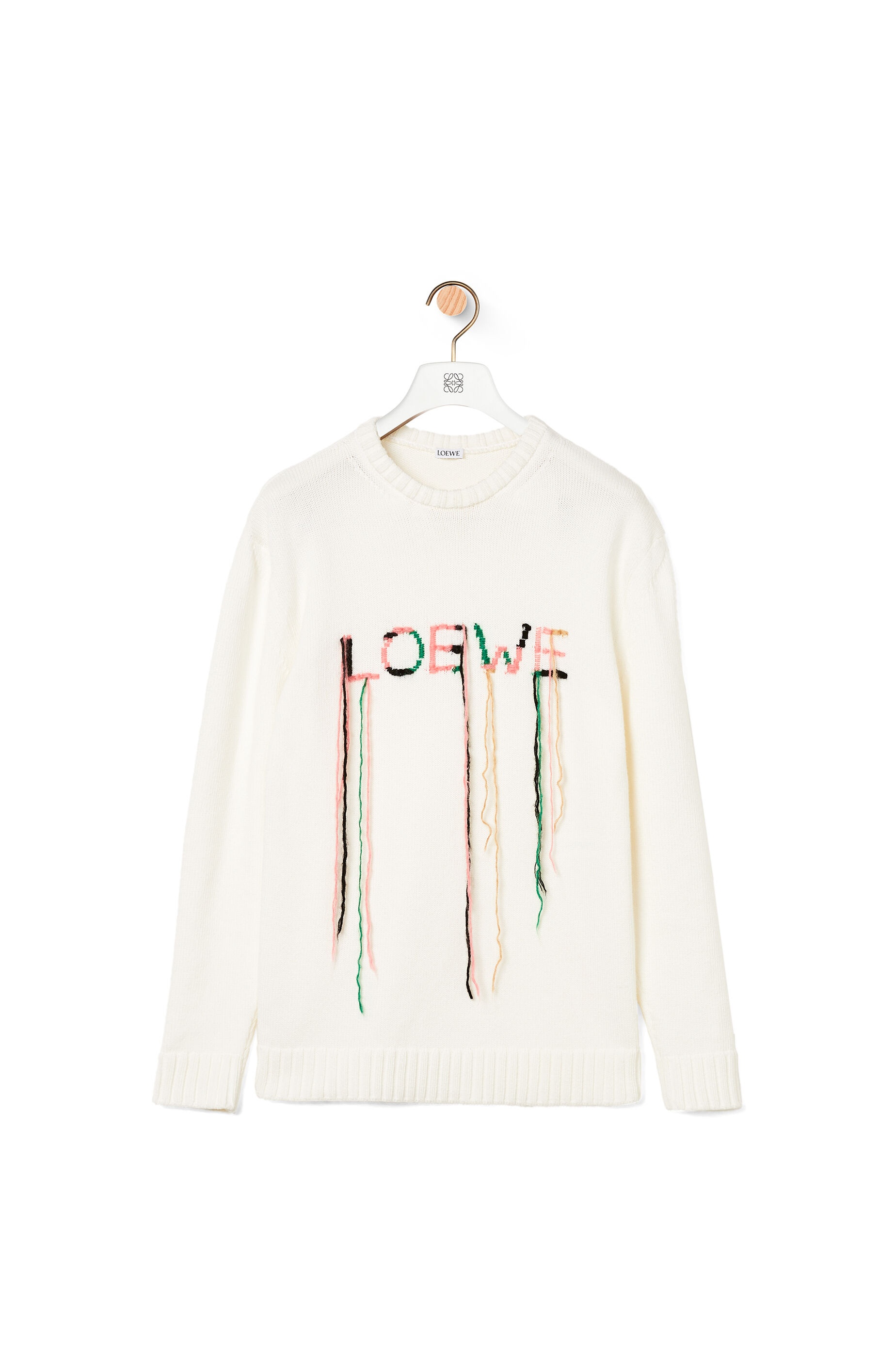 LOEWE stitch sweater in cotton - 1