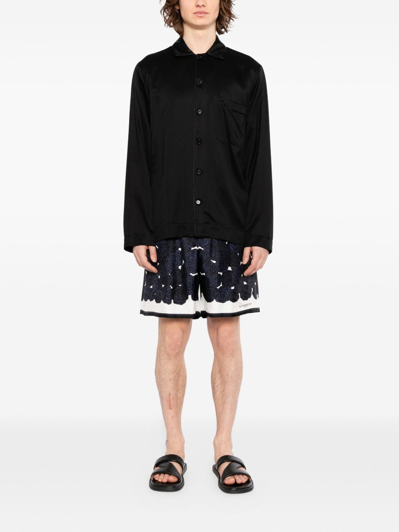 Givenchy floral-print bermuda shorts outlook