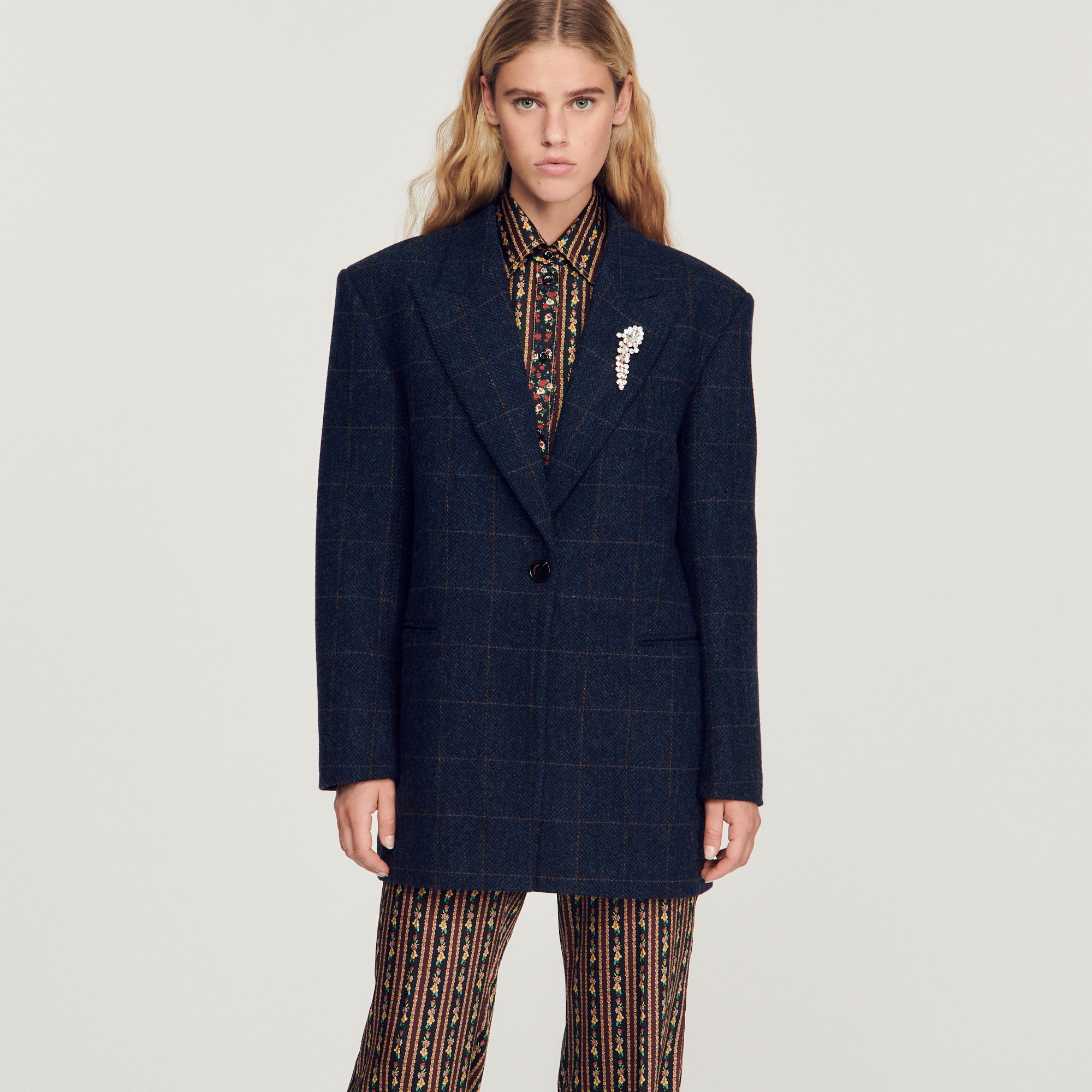 Checked tailored jacket - 2