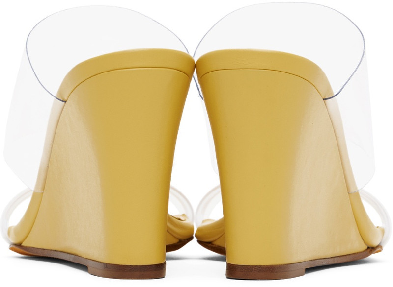 MARYAM NASSIR ZADEH Yellow Olympia Wedge Heeled Sandals outlook