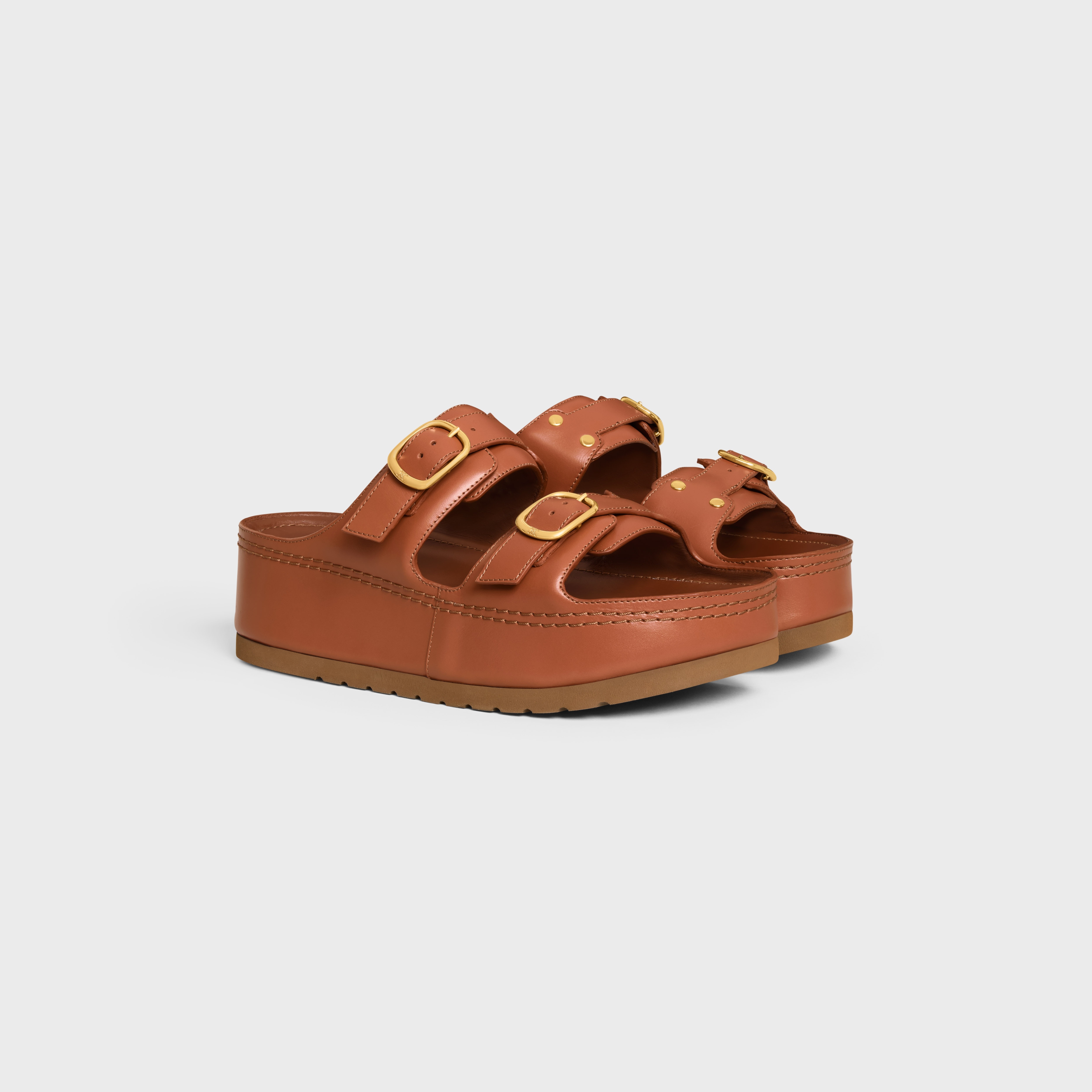 CELINE POLLY WEDGE MULE IN CALFSKIN - 2