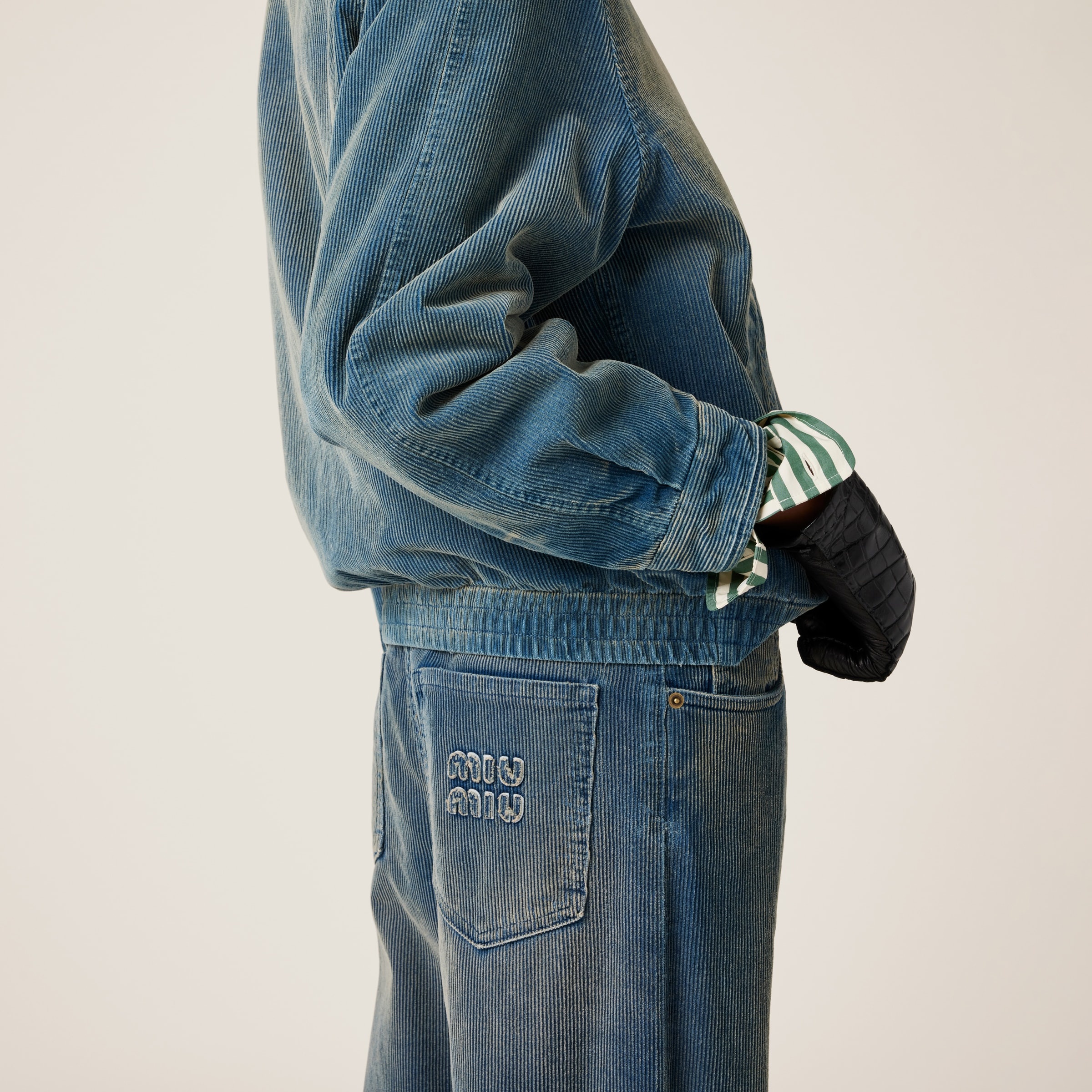 Washed corduroy pants - 5