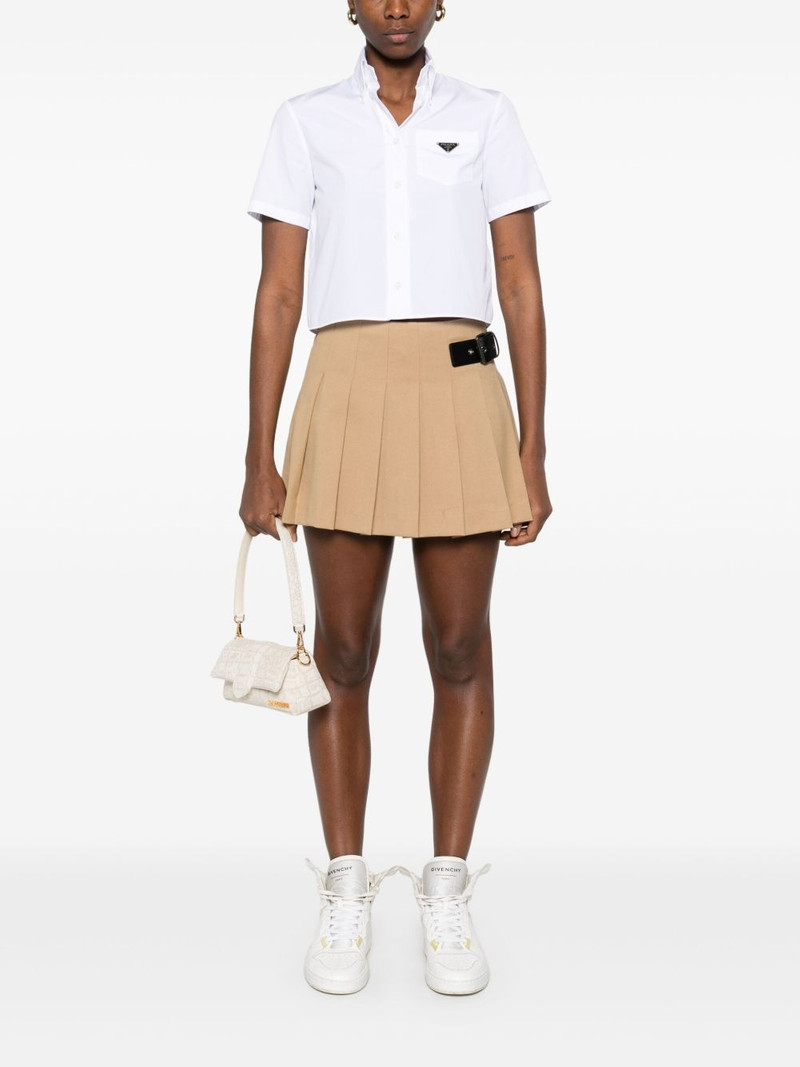 Dunst pleated mini skirt outlook