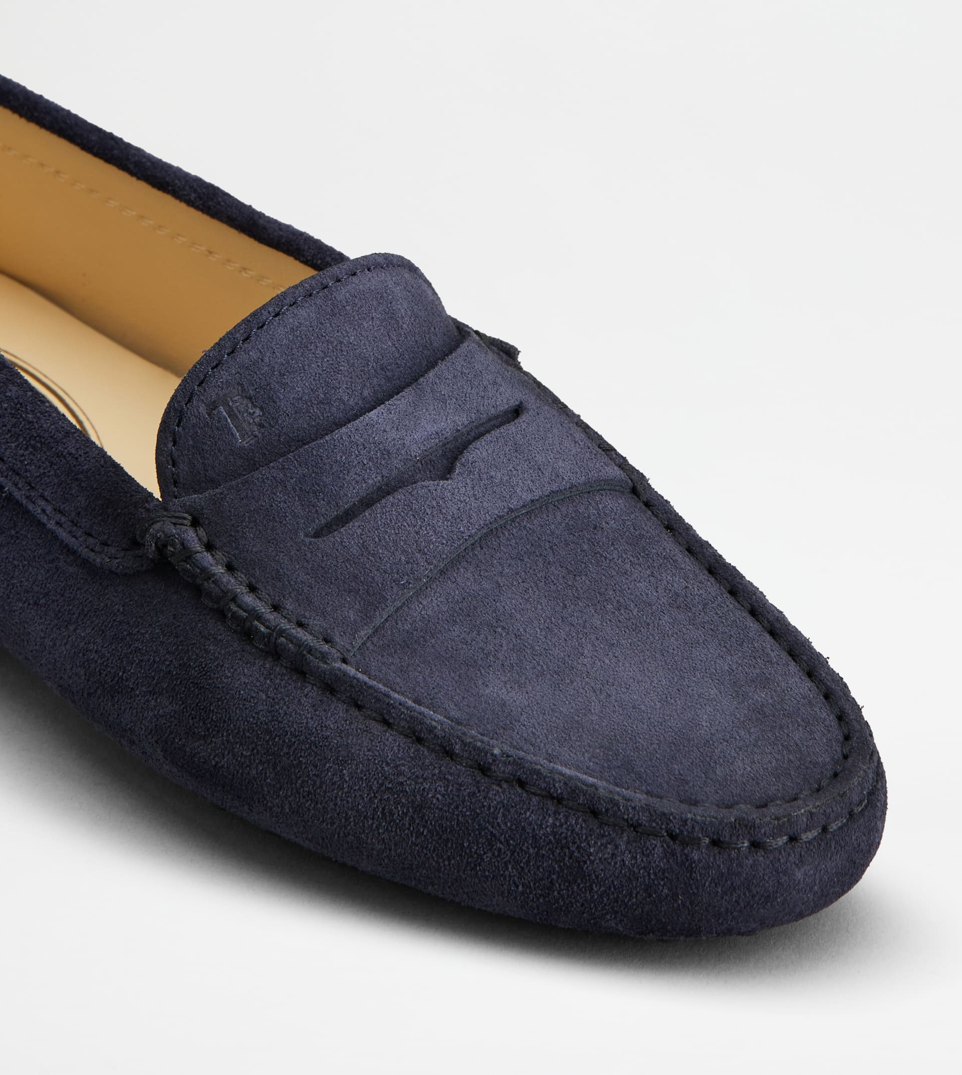 GOMMINO DRIVING SHOES IN SUEDE - BLUE - 6