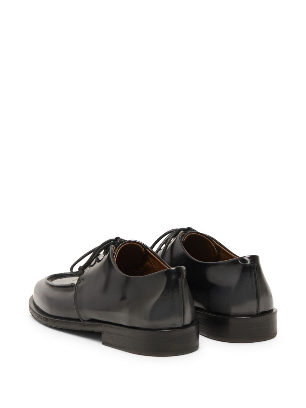 calf leather derby shoes - 3