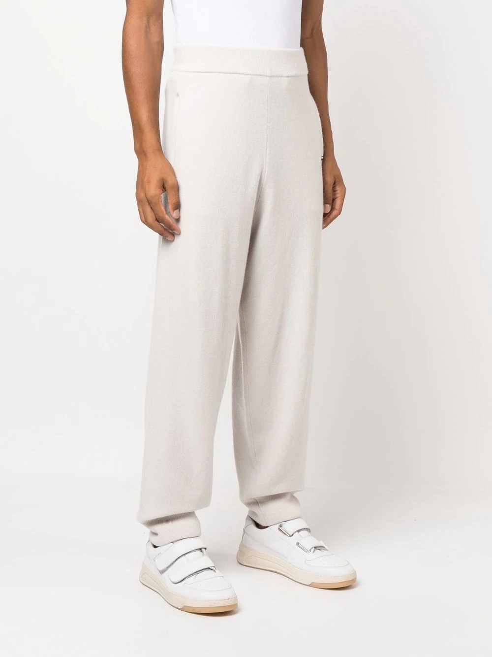 slouchy cashmere trousers - 4